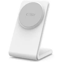 TECH PROTECT QI15W-A38 Induktions-Ladegerät (2000 mA, 2-teiliges Set, 2-teiliges Set mit Ladegerät und USB-C/USB-C-Kabel, MagSafe-Ladegerät mit 15W Schnellladefunktion und Ständer)