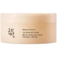 Beauty of Joseon Augenmaske Beauty of Joseon, Ginseng Retinal Revive Under Eye Patch – 60 Pads, Hydrogel-Augenpads mit Ginseng und Retinal