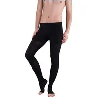 Lorey Medtec Stützstrumpfhose Kompressionsstrumpfhose AT, Klasse 3, offene Spitze, IG kurz