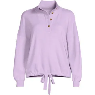 Feinstrick-Pullover aus softem Viskosemix für Damen, Damen, size: regular, Lila, Polyester/Nylon/Viskose, by Lands' End