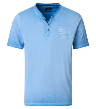 CASAMODA - Henley blau - Gr. - XXL