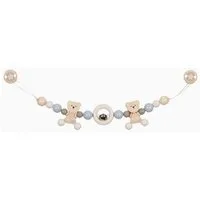 goki Kinderwagenkette Kinderwagenkette Bär rose (packung, 1-tlg., set), Kunstwerke aus hochwertigem Holz
