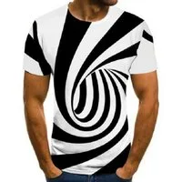 Tinisu T-Shirt 3D-Druck T-Shirt (Unisex/Rundhals) - Atmungsaktiv / Sport + Freizeit