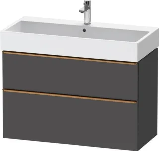 Duravit D-Neo Waschtischunterbau wandhängend Graphit Matt 984x442x625 mm - DE4374004490000 DE4374004490000