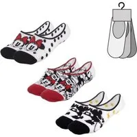 Cerda Socken Disney Minnie Damen Set 3er Pack Strümpfe Komfort Größe 36-41