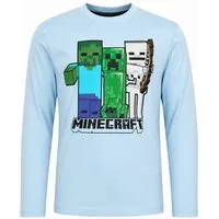 Minecraft Langarmshirt Minecraft Creeper Gamer Kinder Jungen langarm Shirt Gr. 116-152 - 100% Baumwolle
