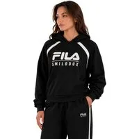 Smilodox Hoodie Ardea Damen, Fila, Pullover mit Kapuze, Oversize, Baumwolle FILA Kollaboration, Color Block, Cropped, Urban Style, Gym & Sport