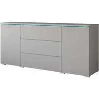 Home affaire Sideboard VERA, grifflos, verstellbare Einlegeböden, Wahlweise mit oder ohne Beleuchtung