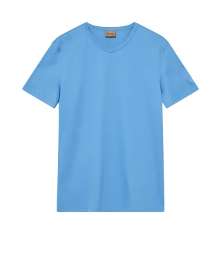 mos mosh gallery - MMGPerry O-SS Tee silver lake blue - Gr. - S