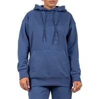 Reichstadt Kapuzenpullover Damen Relaxed Fit Hoodie Marken-Stick 23RSW038 mit Stitching auf der Brust