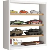 VCM Hängevitrine Holz Wandregal Wandvitrine Regal Deko Osado S VCM Wandvitrine Osado 40x40x10 cm Holzwerkstoff