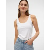 Vero Moda Tanktop VMLULU LONG TANK TOP JRS GA NOOS Baumwollmischung, regular fit