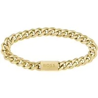 BOSS Armband Schmuck Edelstahl Armschmuck Panzerkette CHAIN FOR HIM