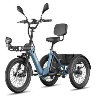 [EU Direct] FAFREES F20 Mate II Electric Tricycle Cargo, 48V 25AH Battery, 250W Motor, 750W Peak Power, Top Speed 25KM/H
