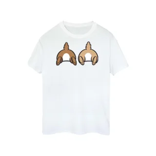 Disney - "Chip N Dale Backside Breast Print" T-Shirt für Damen (Weiß)