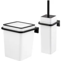 bremermann Badaccessoire-Set 2tlg. Bad-Set SAVONA Softtouch inkl. Wandhalterung, 2 tlg.