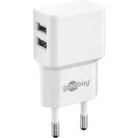 Dual USB-Ladegerät 2,4 A weiß