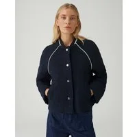 OPUS Blouson Hirona mit kontrastfarbenen Pipings Regular Fit lockere Passform, leicht ausgestellter Schnitt, Langarm