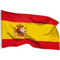 PHENO FLAGS Flagge Spanien Flagge 90 x 150 cm Spanische Fahne Nationalflagge (Hissflagge für Fahnenmast), Inkl. 2 Messing Ösen