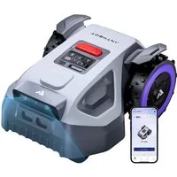 ANTHBOT Rasenmähroboter M9 Serie Ohne Begrenzungskabel mit RTK-Navigation & HDR-Dual-Vision, bis 1200 m² Rasenfläche, (Max. 1200 m², mit 4G-Modul, Schnitthöhe per App), Steigungen bis zu 45%, aktiver Tierschutz & KI-Hindernisvermeidung