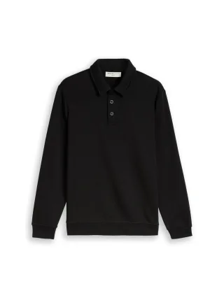 Denim Tom Tailor - Sweatshirt mit Polokragen Black - Gr. - XL