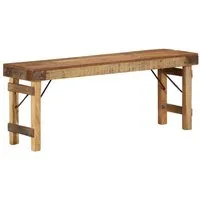 vidaXL Sitzbank Bank Natur 110 x 35 x 46 cm Wiederverwertetes altes Holz (1-St)
