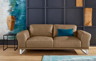 W.SCHILLIG 2,5-Sitzer "montanaa" mit Metallkufen in Chrom glänzend, Breite 212 cm