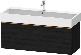 Duravit D-Neo Waschtischunterbau wandhängend Eiche Schwarz Matt 1184x442x440 mm - DE4275004160000 DE4275004160000