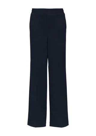 s.Oliver Red Label - Relaxed: Jogpants mit Wide Leg blau - Gr. - 42