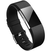 CoolGadget Smartwatch-Armband Fitnessarmband aus TPU / Silikon, für Fitbit Charge 2 Sport Uhrenarmband Fitness Band Unisex Größe L