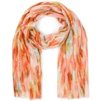 styleBREAKER Modeschal Leichter Schal mit Streifen Farbverlauf Metallic, (1-St)