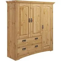 OTTO home Wäscheschrank Konrad (2 Breiten: 94/133 cm H/T ca. 132/39 cm) aus massiver Kiefer, mit viel Stauraum