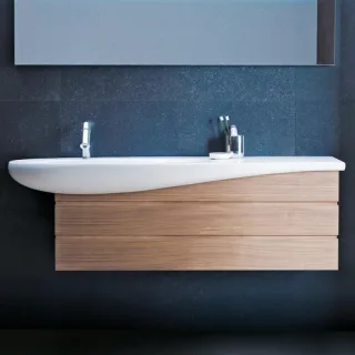 LAUFEN Waschtisch Il Bagno Alessi One 1600x500, weiß mit LCC , Ablage rechts, 81497.1, 8149714001041 H8149714001041