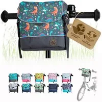 BambiniWelt by Rafael K. Lenkertasche Lenkertasche Tasche kompatibel mit Puky Woom Laufrad Roller Fahrrad