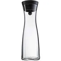 WMF Wasserkaraffe Basic für Kalt- und Warmgetränke, Silikonrand, 1 l Fassungsvermögen, Close-Up-Verschluss ink. integriertem Sieb, spülmaschinengeeignet