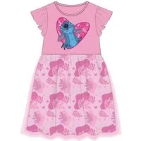 Lilo & Stitch Sommerkleid Lilo & Stitch Sommerkleid – Pink Leaf, 2–6 Jahre