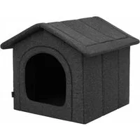Hobbydog Hundehütte Kuschelhöhle waschbar, formstabil und pflegeleicht, Ökoleinen/Oxford, waschbar bei 30°C, formstabile Füllung, kratzfest