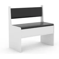 VCM Essbank Küchenbank Esal H. 80 x B. 80 x T. 42 cm, Holz Eckbank Sitzbank für Esstisch, Maße H. 80 x B. 80 x T. 42 cm