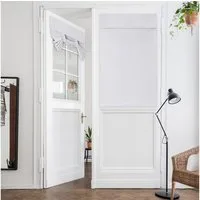 BYSURE Türvorhang Französische Türvorhänge, Sichtschutz, Verdunkelung für Glastüren (1 St), Klettband, blickdicht, Türgardine Einfache Montage für Küche Wohnzimmer Bad