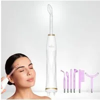 Winch Kosmetikbehandlungsgerät SkinAura Hochfrequenzstab Gesicht & Body 6-in-1, Beautygeschenk, Strahlend schöne Haut dank Hochfrequenz & antibakterieller Wirkung