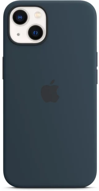 Apple Silikon Case mit MagSafe (für iPhone 13) - Abyssblau
