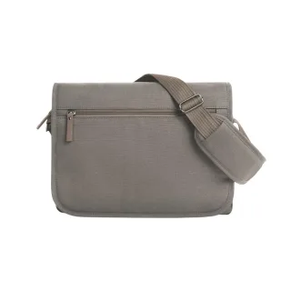 Halfar - "Country" Schultertasche, Velours (Khakigrün)