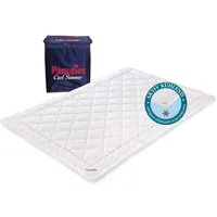 Paradies Kunstfaserbettdecke Paradies Cool Comfort Bio kühlend Sommer Bettdecke Sommerdecke 135x200, Füllung: Paradies Cool Comfort Fasertechnologie aus 50% Viscose mit kühlenden Microkapseln und 50% Lyocell., Bezug: 50% Lyocell und 50% Bio Baumwolle