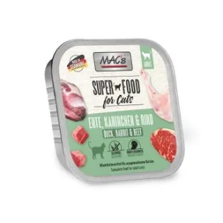 MAC's Nassfutter Katze Adult Ente, Kaninchen und Rind 64x100 g