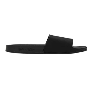 Born Rich - "Barreca" Logo Pantoffeln für Herren/Damen Unisex, Flach (Schwarz/Weiß)