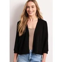 STREET ONE Cardigan aus elastischem Materialmix