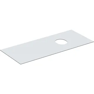 Geberit VariForm Abdeckplatte für Unterschrank f. Aufsatzwaschtisch mit 2 und 3 Schubl. B=120cm, wei 244680001