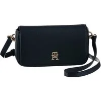 Tommy Hilfiger Umhängetasche TH EMBLEM FLAP CROSSOVER, mit TH-Emblem vorne
