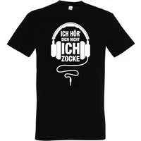 Youth Designz T-Shirt Ich Zocke Herren Shirt mit lustigem Zocker Frontprint