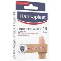 Hansaplast Wundpflaster Elastic (16 St), extra lang und flexibel